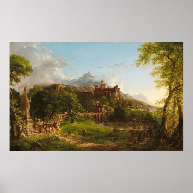 The Departure - Thomas Cole Fine Art Poster (Front)