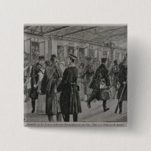 The Deployment of Kiel's Royal Marines 15 Cm Square Badge