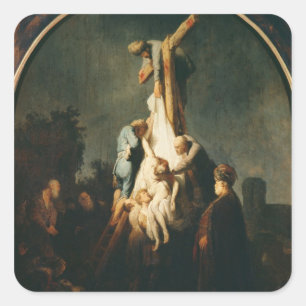 The Deposition, 1632-33 Square Sticker