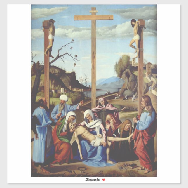 The Deposition of Jesus Christ Sacred Icon Art (Sheet)
