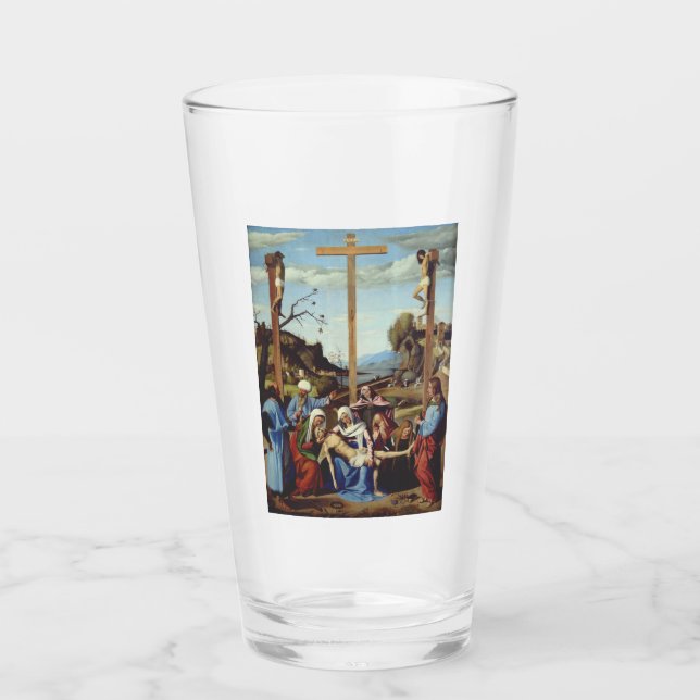 The Deposition of Jesus Christ Sacred Icon Art Glass (Front)