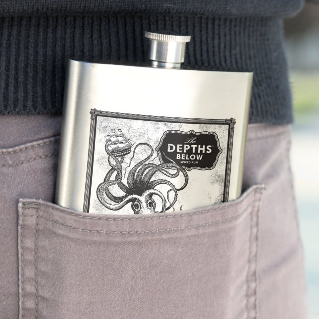 The Depths Below Rum Flask (In Situ)