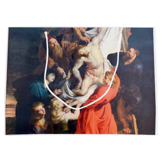 The Descent from the Cross, Rubens Large Gift Bag (Front)