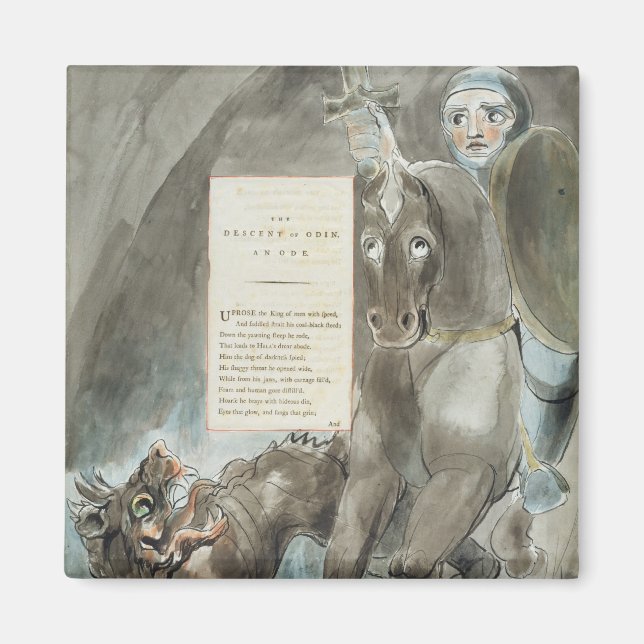 The Descent of Odin, An Ode, from 'The Poems of Th Magnet (Front)