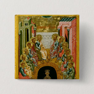 The Descent of the Holy Spirit 15 Cm Square Badge