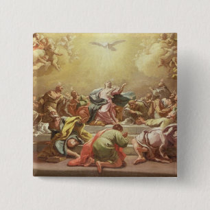The Descent of the Holy Spirit 15 Cm Square Badge