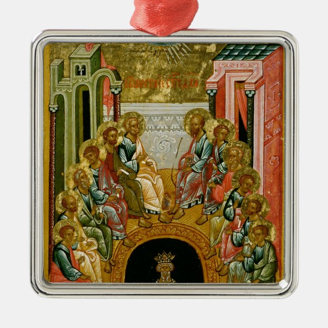 The Descent of the Holy Spirit Metal Tree Decoration (Front)