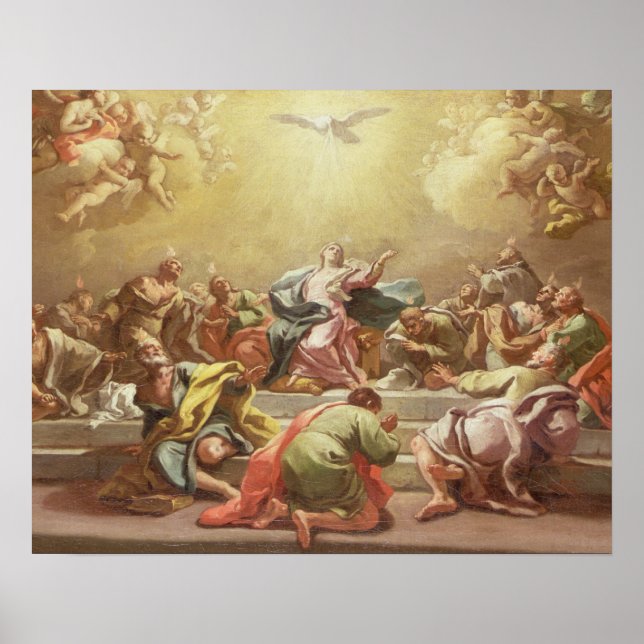 The Descent of the Holy Spirit Poster (Front)