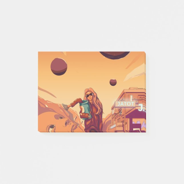 The Desert Post-it Notes (Front)