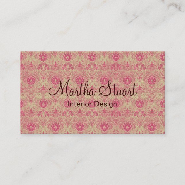 The Design ~ Business Card (Front)