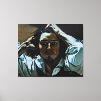 The Desperate Man by Gustave Courbet Canvas Print