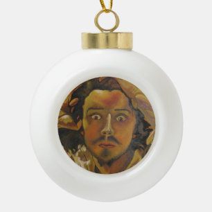 The Desperate Man Ceramic Ball Christmas Ornament