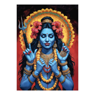 The Destroyer of Evil Goddess Kali Photo Print