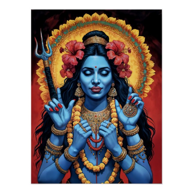 The Destroyer of Evil Goddess Kali Poster (Front)