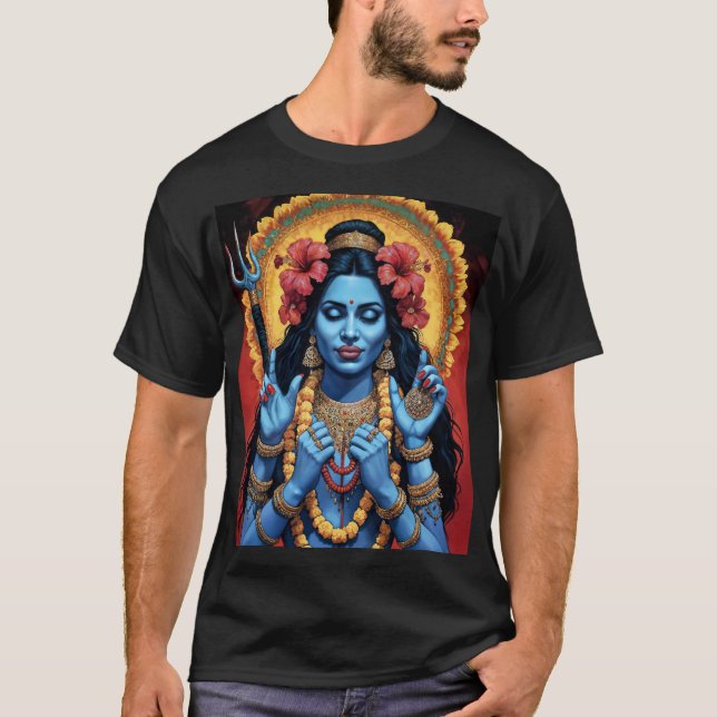 The Destroyer of Evil Goddess Kali T-Shirt (Front)