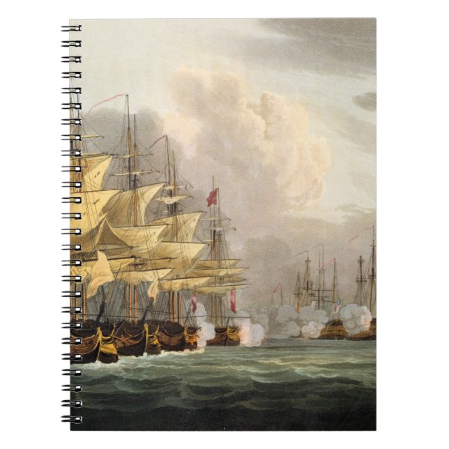 The Destruction of the Danish Fleet before Copenha Spiral Notebook (Front)