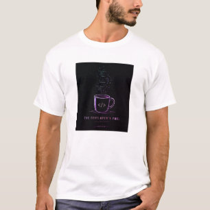 The Developer's Fuel Coffee Programmer T-Shirt