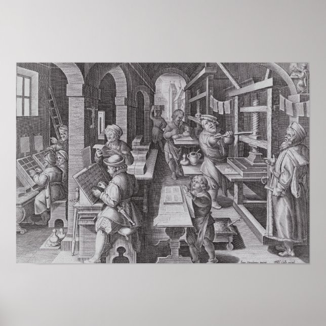 The Development of Printing Poster (Front)