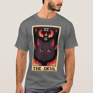 The Devil Cat Tarot d by Tobe Fonseca T-Shirt