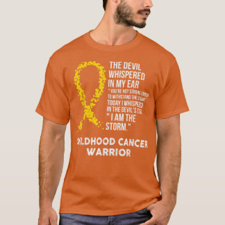 The Devil- Childhood Cancer Awareness Support Ribb T-Shirt