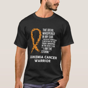 The Devil- Leukemia Awareness Support Ribbon T-Shirt