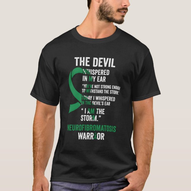 The Devil- Neurofibromatosis Awareness Support Rib T-Shirt (Front)
