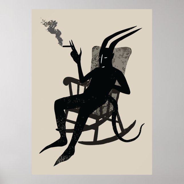 The Devil’s Break – Dark Humour Wall Art (Front)