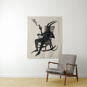 The Devil’s Break – Dark Humour Wall Art Tapestry