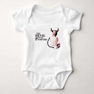 The Devil Wears Pampers Baby Bodysuit