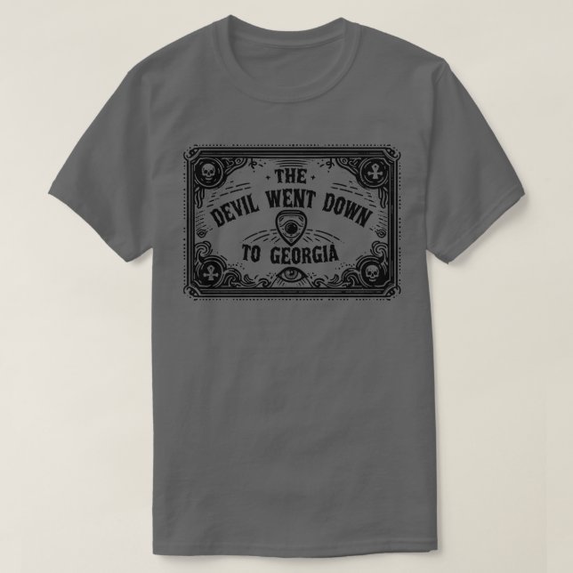 The Devil Went Down To Georgia T-Shirt (Design Front)