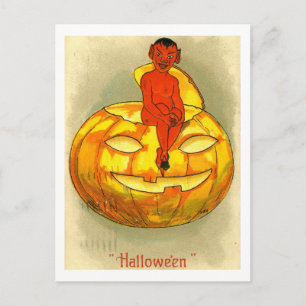 The Devil's Halloween, Vintage Postcard