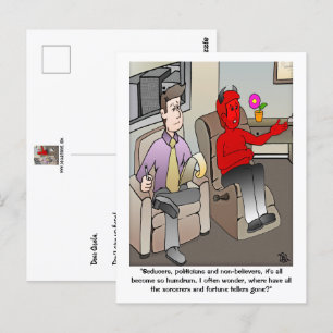 The Devil's Psychiatrist Postcard