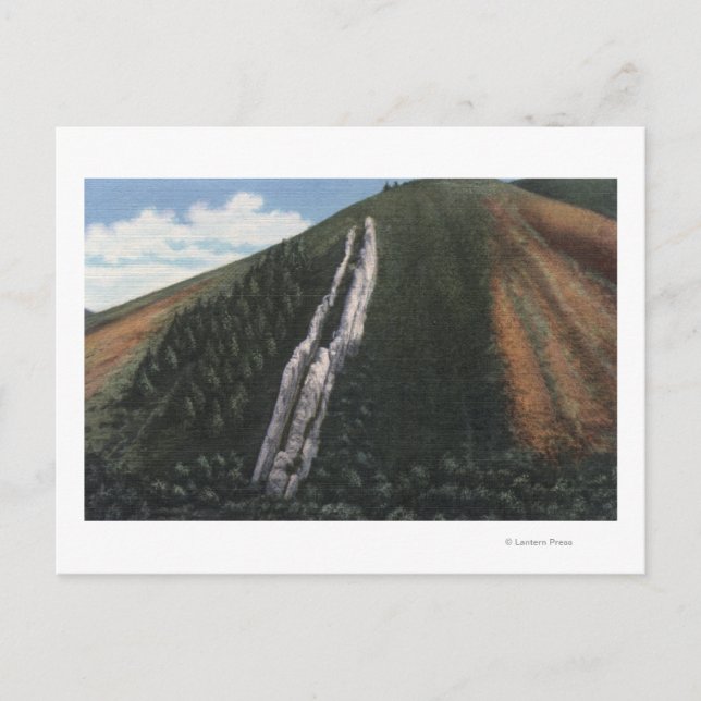 The Devil's Slide near Utah-Wyoming Border Postcard (Front)