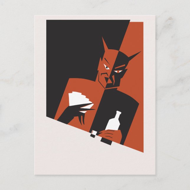 "The Devil's Vices" postcard (Front)