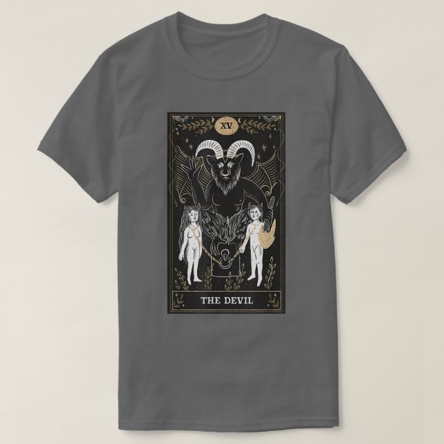 The DevilXV Tarot Card  T-Shirt (Design Front)