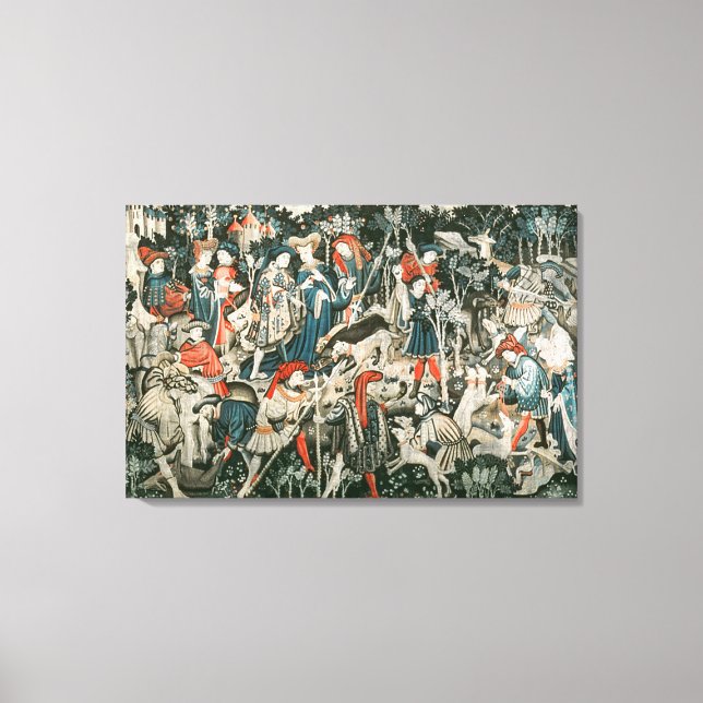The Devonshire Hunting Tapestries Canvas Print (Front)