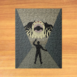 The Devourer Cometh Weird Horror Art Jigsaw Puzzle