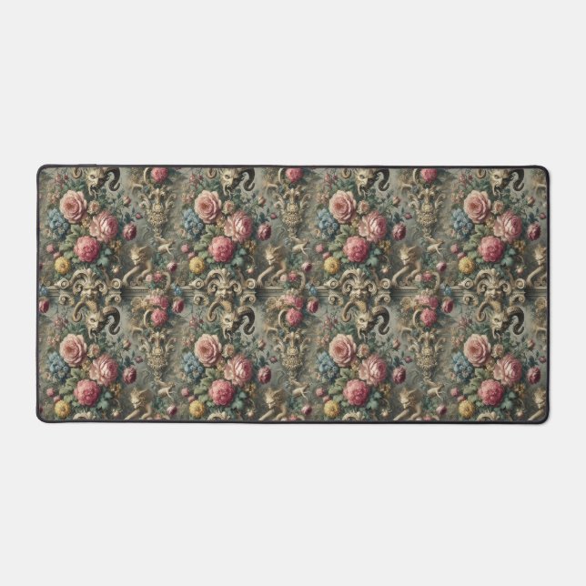 The Devourer of Bloom & Bone – Gothic Victorian Desk Mat (Front)