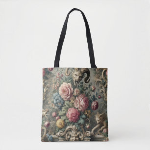 The Devourer of Bloom & Bone – Gothic Victorian Tote Bag