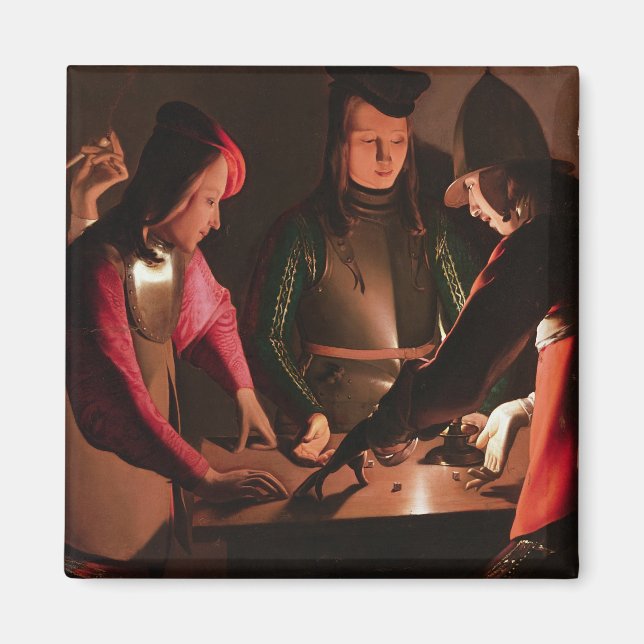 The Dice Players Magnet (Front)