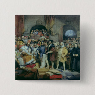 The Diet of Spires, 19 April, 1529 15 Cm Square Badge