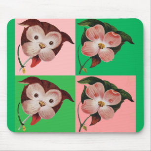 the difference between dog and dogwood mouse pad