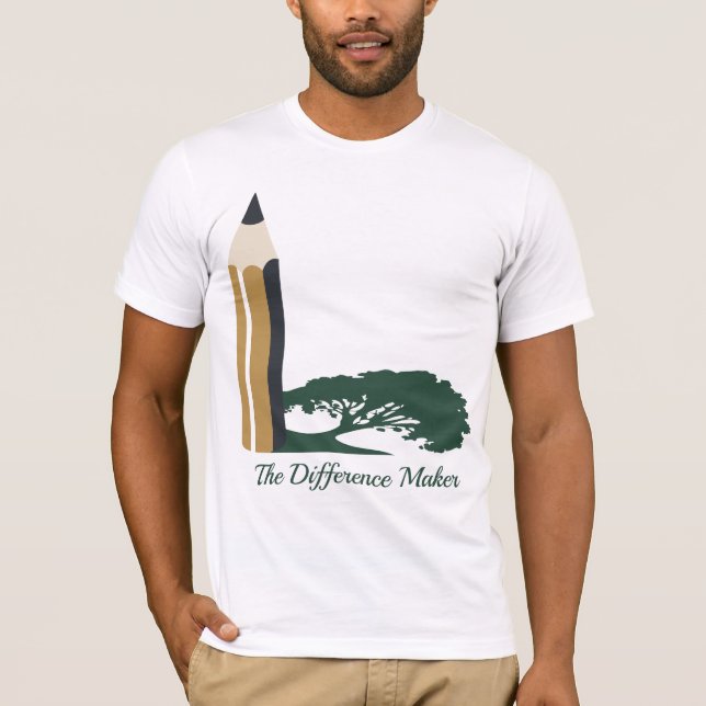The Difference Maker Pencil T-Shirt (Front)