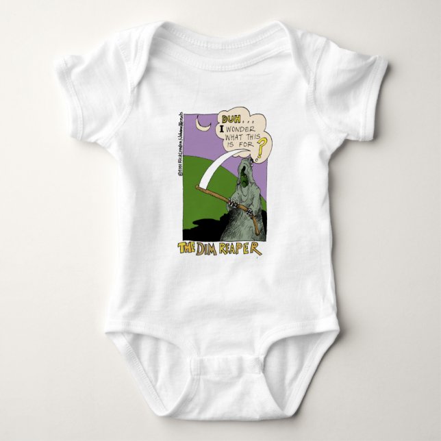 The Dim Reaper Funny Halloween Cartoon Gifts & Tee (Front)