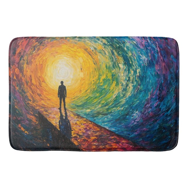 The Dimension's Edge Bath Mat (Front)