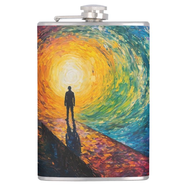 The Dimension's Edge Hip Flask (Front)