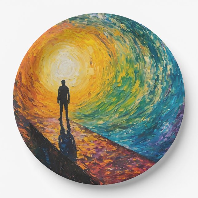 The Dimension's Edge Paper Plate (Front)