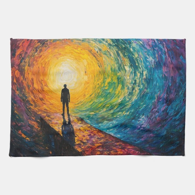 The Dimension's Edge Tea Towel (Horizontal)