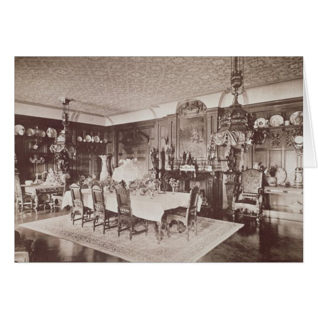The Dining Room, Wickham Hall, Kent, 1897 (Front Horizontal)