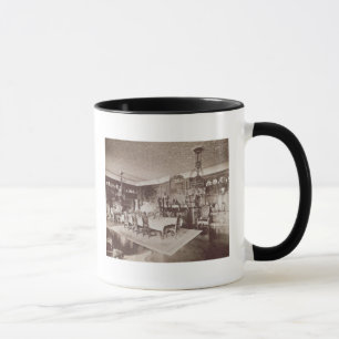 The Dining Room, Wickham Hall, Kent, 1897 Mug